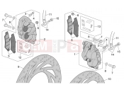 APRILIA ETV 1000 Capo Nord Front brake caliper
