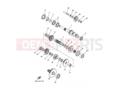 YAMAHA YFM 700 Grizzly YFM700FWAD YFM7FGPW GRIZZLY 700 FI 3B43 2007 TRANSMISSION