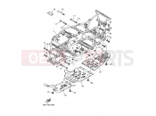 YAMAHA YFM 700 Grizzly YFM700FWAD YFM7FGPW GRIZZLY 700 FI 3B43 2007 FRAME