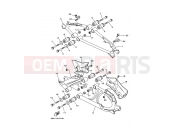 YAMAHA YFM 700 Grizzly YFM700FWAD YFM7FGPW GRIZZLY 700 FI 3B43 2007 REAR ARM
