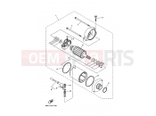 YAMAHA YFM 700 Grizzly YFM700FWAD YFM7FGPW GRIZZLY 700 FI 3B43 2007 STARTING MOTOR
