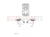 YAMAHA YFM 700 Grizzly YFM700FWAD YFM7FGPW GRIZZLY 700 FI 3B43 2007 GRAPHICS