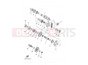 YAMAHA YFM 450 Grizzly YFM450FWAN YFM45FGW GRIZZLY 1D9P 2007 TRANSMISSION