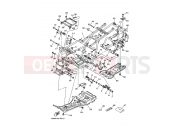 YAMAHA YFM 450 Grizzly YFM450FWAN YFM45FGW GRIZZLY 1D9P 2007 FRAME