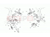 APRILIA MOTO' 6.5 Lateral stand - Foot rests
