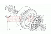 APRILIA MOTO' 6.5 Rear wheel