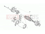 APRILIA MOTO' 6.5 Starter motor