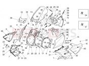 APRILIA Mana 850 GT (NA 850 GT) Front body - Front fairing