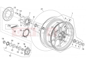 APRILIA Mana 850 GT (NA 850 GT) Rear wheel
