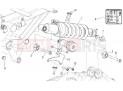 APRILIA Mana 850 GT (NA 850 GT) Rear shock absorber