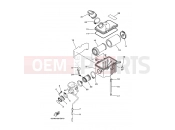 YAMAHA YFM 350 Grizzly YFM350FWA YFM35FGW GRIZZLY 5UHJ 2007 INTAKE