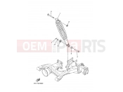 YAMAHA YFM 350 Grizzly YFM350FWA YFM35FGW GRIZZLY 5UHJ 2007 REAR SUSPENSION
