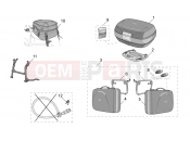 APRILIA Pegaso 650 Acc.-Top/cases,side cases var