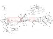 APRILIA Pegaso 650 Exhaust unit