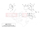 APRILIA Pegaso 650 Front body - Handguard
