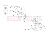 APRILIA Pegaso 650 Front body - Sump guard