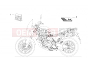 APRILIA Pegaso 650 IE Decal and operator's handbooks