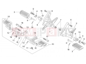 APRILIA Pegaso 650 IE Foot rests