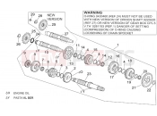APRILIA Pegaso 650 IE Gear box