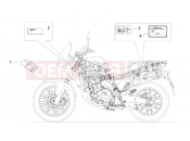 APRILIA Pegaso 650 IE Name plate