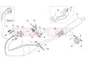 APRILIA RS 125 2T Exhaust unit