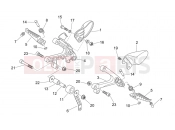 APRILIA RS 125 2T Front footrests