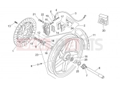 APRILIA RS 125 2T Front wheel