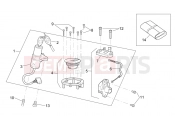 APRILIA RS 125 2T Lock hardware kit