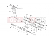 APRILIA RS 125 2T Rear shock absorber