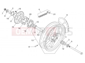 APRILIA RS 125 2T Rear wheel