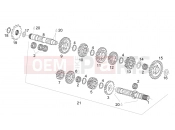 APRILIA RS 125 2T Transmission