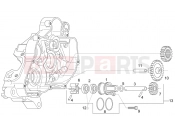 APRILIA RS 125 2T Water pump assy