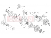 APRILIA RS 125 2T Crankshaft - Balance shaft