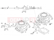 APRILIA RS 125 2T Cylinder - Exhaust valve