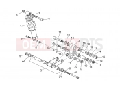 APRILIA RS 125 2T Rear shock absorber