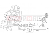 APRILIA RS 125 2T Water pump assy