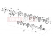 APRILIA RS 125 2T Transmission
