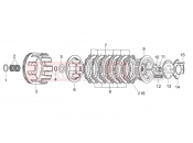 APRILIA RS 125 (rotax 123) Clutch