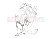 YAMAHA YFM 450 Grizzly YFM450FWAN YFM45FGW GRIZZLY 1D9U 2007 RADIATOR & HOSE