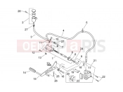 APRILIA RS 250 2T Rear master cylinder