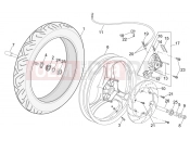 APRILIA RS 50 2T Front wheel