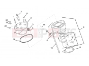 APRILIA RS 50 2T Head - piston