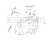 APRILIA RS 50 2T Left crankcase