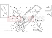 APRILIA RS 50 2T Rear footrests