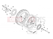 APRILIA RS 50 2T Rear wheel