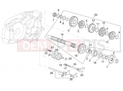 APRILIA RS 50 2T Gearbox driven shaft