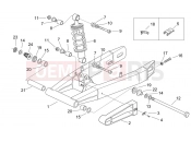 APRILIA RS 50 2T Swing arm - Shock absorber