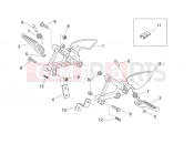 APRILIA RS 50 2T Front footrests