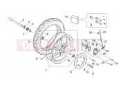 APRILIA RS 50 2T Front wheel