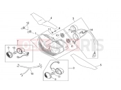 APRILIA RS 50 Tuono 2T Front lights